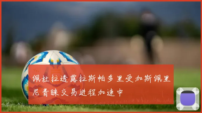 佩杜拉透露拉斯帕多里受加斯佩里尼青睐交易进程加速中