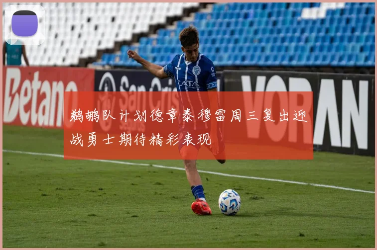 鹈鹕队计划德章泰穆雷周三复出迎战勇士期待精彩表现